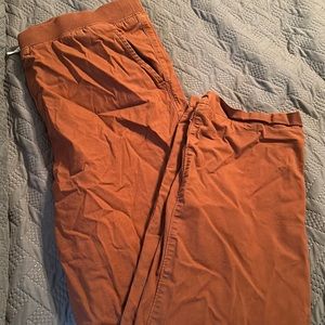 Boys Land’s End Husky Iron Knee Stretch Lined Rib Waist Pants